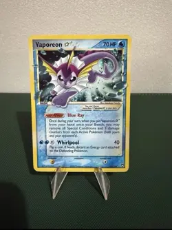 2007 Vaporeon Gold Star 102/108 Power Keepers Holo Vintage Pokemon Card - Image 1