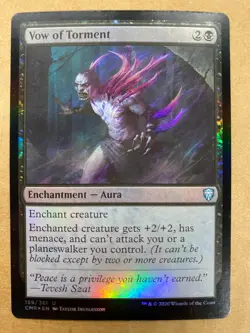 MTG 1x FOIL Vow of Torment # 159 Commander Legends Magic the Gathering x1 NM - Image 1