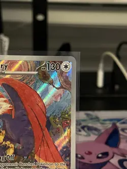 Pokemon TCG Braviary Illustration Rare Card 214/191 SV08 Surging Sparks - Image 4