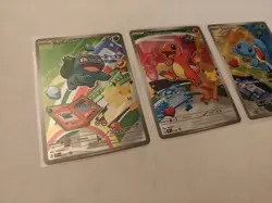 Pokemon TCG First Partner Illustration Collection Series 1 Kanto GEN 1 Starters - Image 3