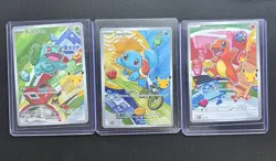 Pokemon First Partner Illustration Collection Kanto - Gen 1 - 037 038 039 - Image 1