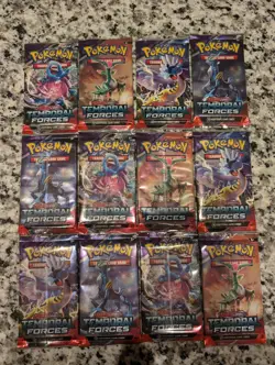 Pokemon Card Booster Pack - Temporal Forces (x12) - Image 1