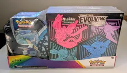 Pokemon Evolving Skies Elite Trainer Box & Vaporeon V Tin 2-Pack English 2022 - Image 1
