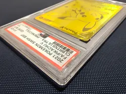Pikachu V - 2021 Pokemon Celebrations SWSH Black Star Pomo #145 Full Art PSA 10 - Image 3