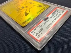Pikachu V - 2021 Pokemon Celebrations SWSH Black Star Pomo #145 Full Art PSA 10 - Image 4