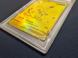 Pikachu V - 2021 Pokemon Celebrations SWSH Black Star Pomo #145 Full Art PSA 10 - Image 5