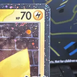 Pokemon Pikachu 051/162 TEF 2024 Promo Stamped Holo Random Spark 70HP - Image 3