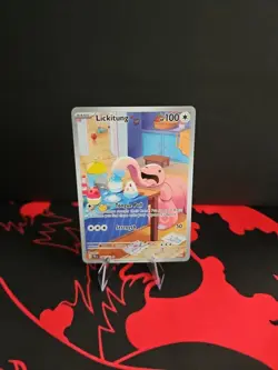 Pokemon TCG Lickitung 180/162 IR Illustration Rare Temporal Forces - Image 1