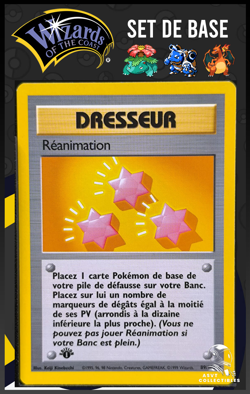 Carte Pokemon Reanimation 89/102 Edition 1 Ed 1 Set De Base Wizards FR 4 - Image 1