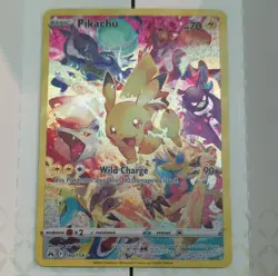 Pokemon Pikachu 160/159 Crown Zenith Secret Rare 70 HP Holo Basic Full Art - Image 1