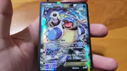 Pokemon TCG Blastoise EX XY122 Black Star Promo Full Art Holo MP Free Shipping - Image 1