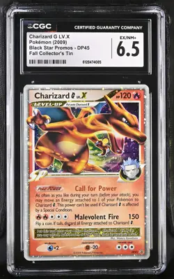 Charizard G LV.X 2009 Pokemon Black Star Promos CGC 6.5 #DP45 - Image 1