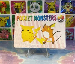 Pokemon Evolution Vintage Pocket Monsters Vending HOLO Prism Sticker 1998 Bandai - Image 4
