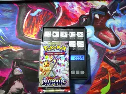 VERY HEAVY! GOD PACKUU SIRUU 22.54g Prismatic Evolutions Pokemon Booster - Image 1