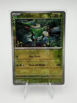 Pokemon Virizion 010/086 SV: White Flare Master Ball Pattern Rare Holo TCG - Image 1