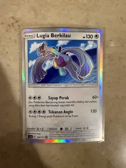 Shining Lugia Berkilau AS2a 136/171 Shining Legends Holo Pokemon TCG Indonesia - Image 1