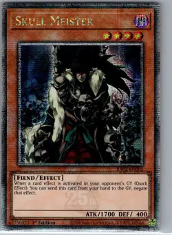 Skull Meister Quarter Century Secret Rare RA02-EN005- Yu Gi Oh Card - NM - Image 1
