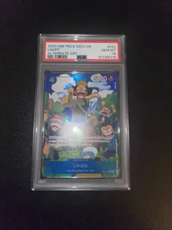 One Piece Usopp EB02-022 Alternate Art Psa 10 - Image 2