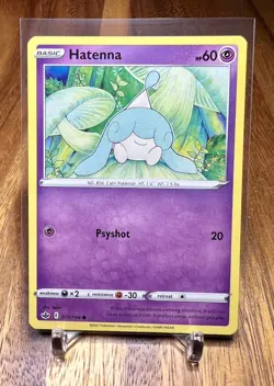 Hatenna 071/198 Non Holo Common Chilling Reign Pokemon Card NM - Image 1