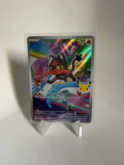 Pokemon Promo Card Lot Rowlet Litten Popplio Holo First Partner Series 1 - Image 4