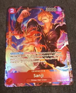 OP01-013 Sanji Alt Art Parallel Art R Card - One Piece Romance Dawn English - Image 1
