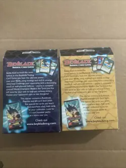 Beyblade 2003 Trading Card Game Collision 60-card Starter Deck #1 and #2 - Image 2