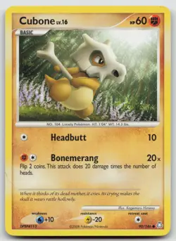 Pokemon Card Cubone Common Legends Awakened 90/146 - Image 1