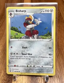 Bisharp 104/163 Sword & Shield Battle Styles Regular Uncommon Pokemon Card NM - Image 1