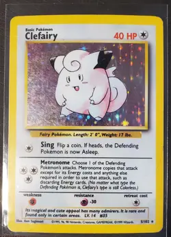 Pokemon TCG | Clefairy 005/102 Base Set Holo (2 cards, See Desc.) - Image 2