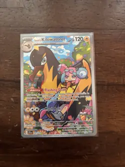 Pokemon TCG Iono's Kilowattrel Card Journey Together IR 163/159 - Image 1