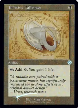 MTG Pristine Talisman (Schematic) Foil NM The Brothers' War: Retro Frame Artifac - Image 1