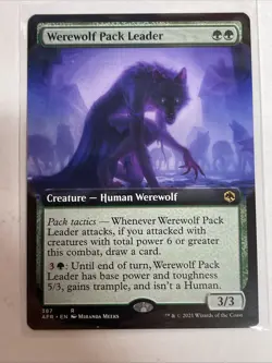 Werewolf Pack Leader (Extended Art) Adventures in the Forgotten Realms #387 Rare - Image 1