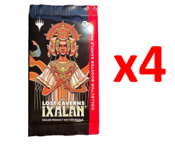 Lost Caverns of Ixalan Collector SAMPLE Pack Bundle of 4 MTG Magic the Gathering - Image 1
