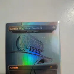 MTG Earth's Mightiest Emblem Arcane Signet Secret Lair x Marvel Rainbow Foil - Image 3