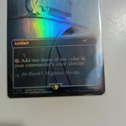 MTG Earth's Mightiest Emblem Arcane Signet Secret Lair x Marvel Rainbow Foil - Image 4