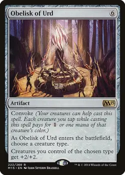 1x Obelisk of Urd LP Eng MTG - Magic 2015 - Image 1