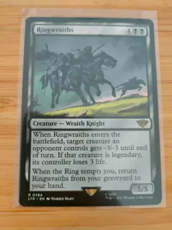 MTG Ringwraiths 0284 Lord of the Rings M/NM Free UK P&P - Image 1