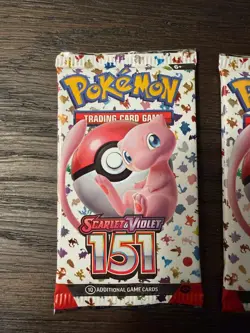 Pokemon TCG 2-Pack Lot Scarlet & Violet 151 Sealed Single Booster Packs - Image 2
