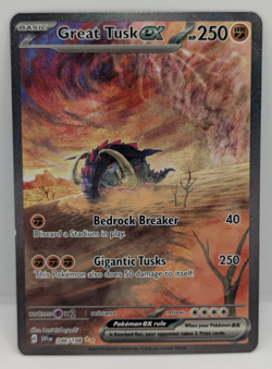 Great Tusk ex 246/198 SV01: Scarlet & Violet Base Set Holo MP Pokemon - Image 1