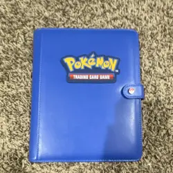 Nintendo Pokemon TCG Holo Card Lot Fezandipiti ex, Mabosstiff ex, Blue Binder - Image 1