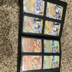 Nintendo Pokemon TCG Holo Card Lot Fezandipiti ex, Mabosstiff ex, Blue Binder - Image 4