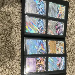 Nintendo Pokemon TCG Holo Card Lot Fezandipiti ex, Mabosstiff ex, Blue Binder - Image 5