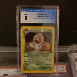 Pokemon Dark Arbok CGC 8 Team Rocket 2/82 1st Edition Holo Rare - Image 1