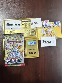 VERY HEAVY! GOD PACKUUU 22.50g Prismatic Evolutions Pokemon TCG Booster (SEALED) - Image 1