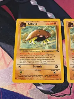 Kabuto 50/62 - Fossil - Common - Pokemon - NM X2 - Image 3
