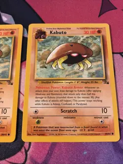 Kabuto 50/62 - Fossil - Common - Pokemon - NM X2 - Image 5