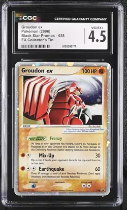 GROUDON EX Black Star Promo #038 CGC 4.5 Pokemon [Nostalgium] - Image 1