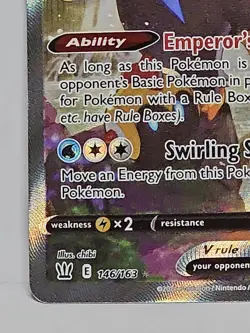 Empoleon v 146/163 Alternate Art Battle Styles Sword And Shield Pokemon TCG - Image 3