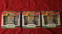 Pokemon TCG First Partner Illustration Collection Series 1 New Sealed(Lot of.3) - Image 1