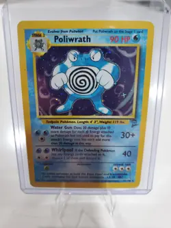 Poliwrath 015/130 Base Set 2 Holo MP Pokemon TCG - Image 3